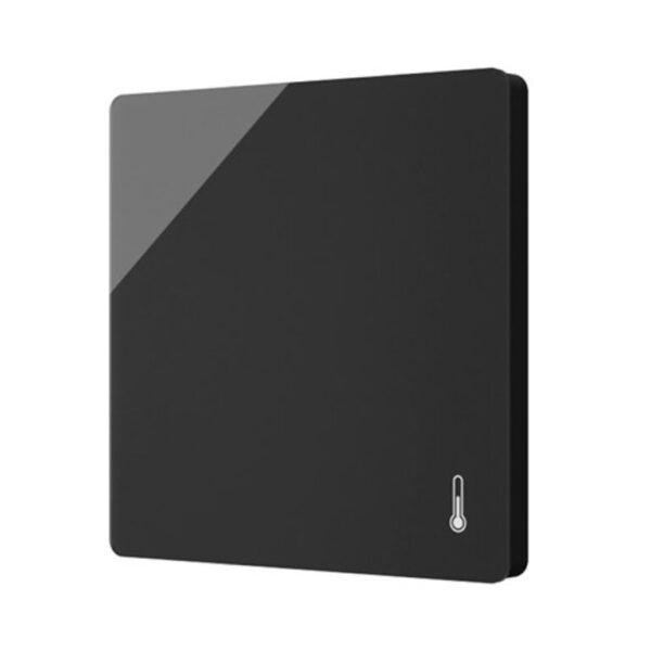 KNX Verso temperatursensor glass sort for veggboks.