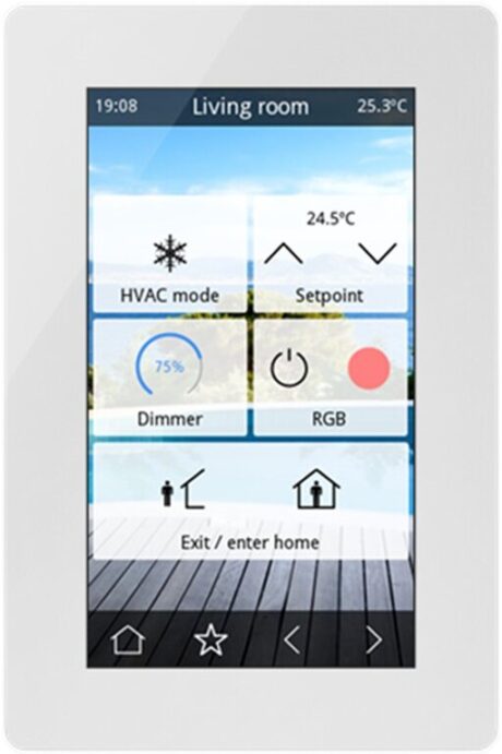Verso Touch rom kontroller hvit 4,3 tommer med IP