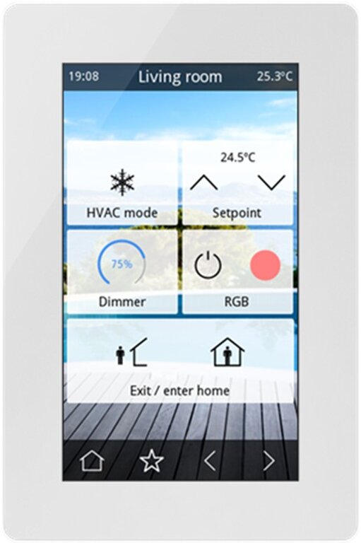 Verso Touch rom kontroller hvit 4,3 tommer med IP