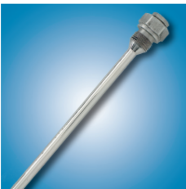 Rustfri lomme, sensor Ø=8mm, L=150mm