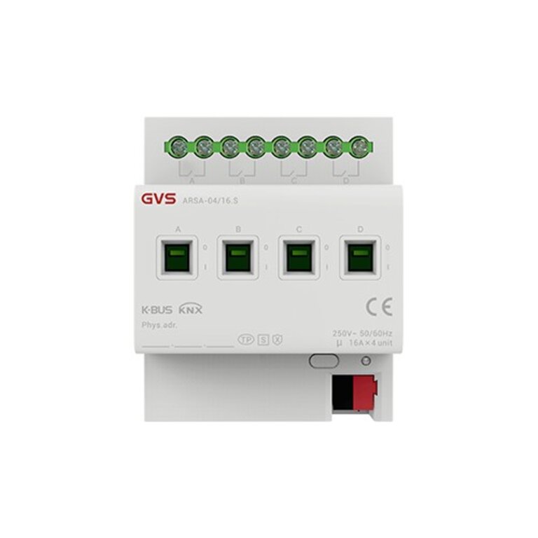 KNXs Secure Rele 4-Kanal 20A.