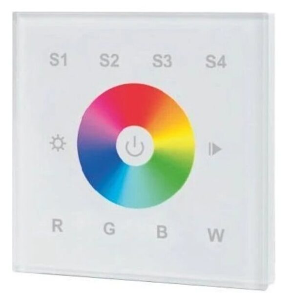 Bryterpanel RF, RGBW 230V  SR-2820 Hvit.