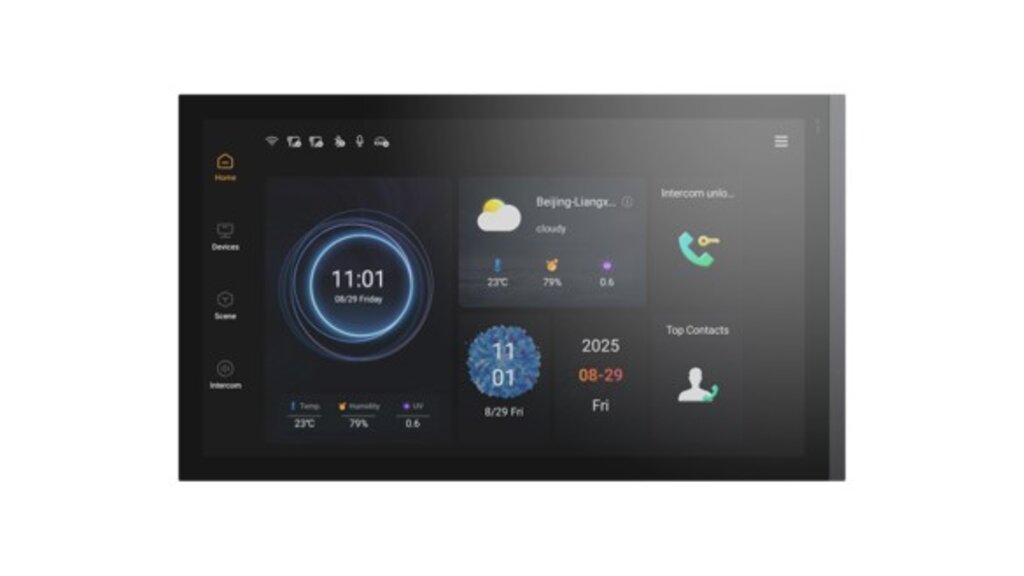 KNXs Smart Touch S15, Sort/Sort. 381x221